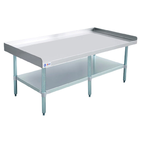 Omcan 47993 Equipment Stand 60"W X 30"D Stainless Steel Top With 2" Upturn On Rear & Sides