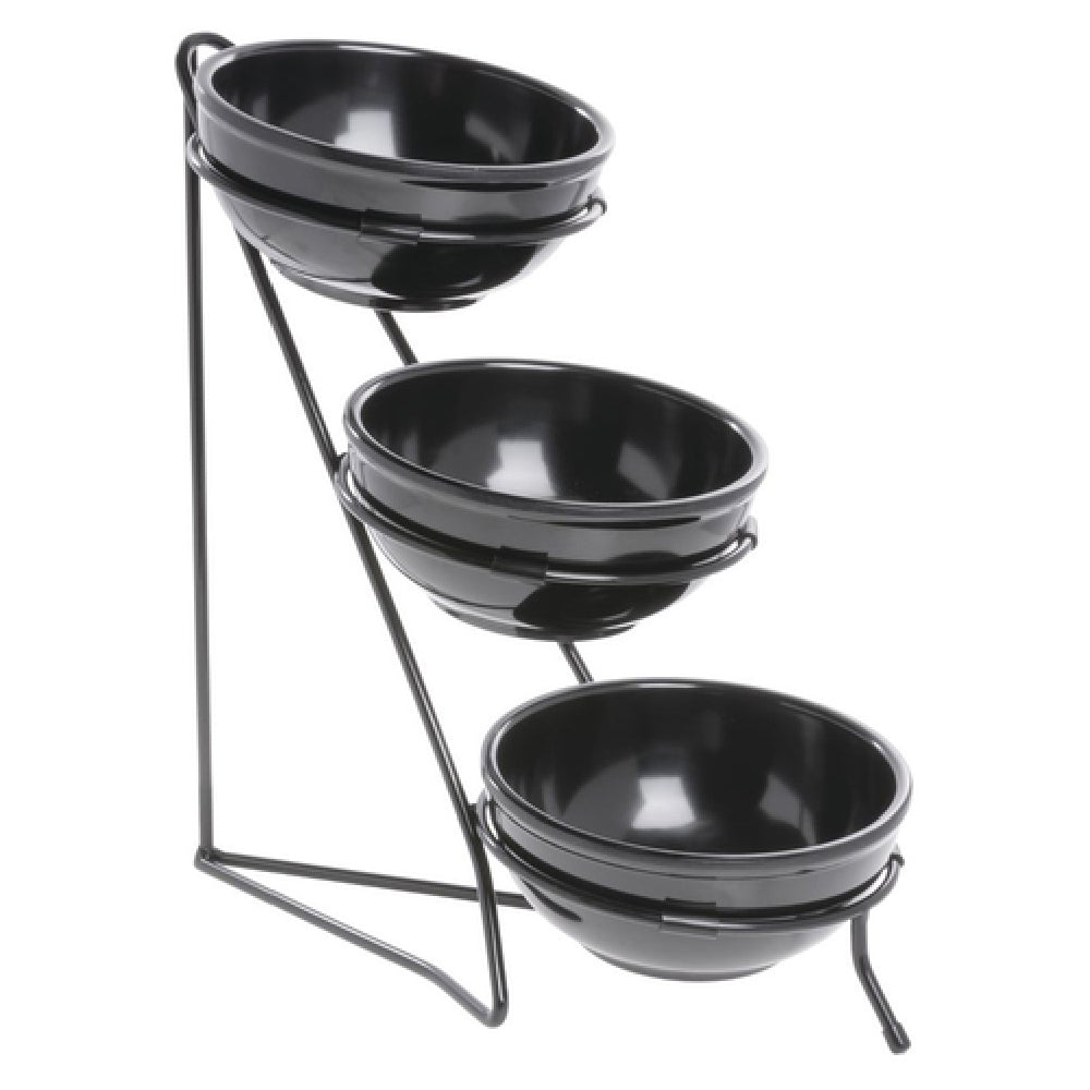 Hubert 80600 - Bowl Display Stand, 3-tier, 8" X 15" X 19-1/2"H Overall