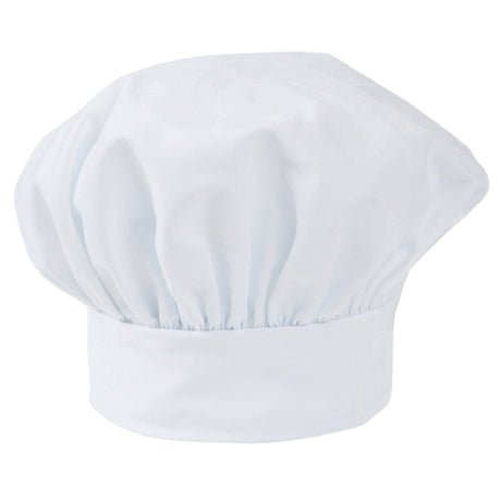 Mercer Culinary M60090WH Millennia® Toque Adjustable Velcro Closure 65/35 Poly/cotton Twill