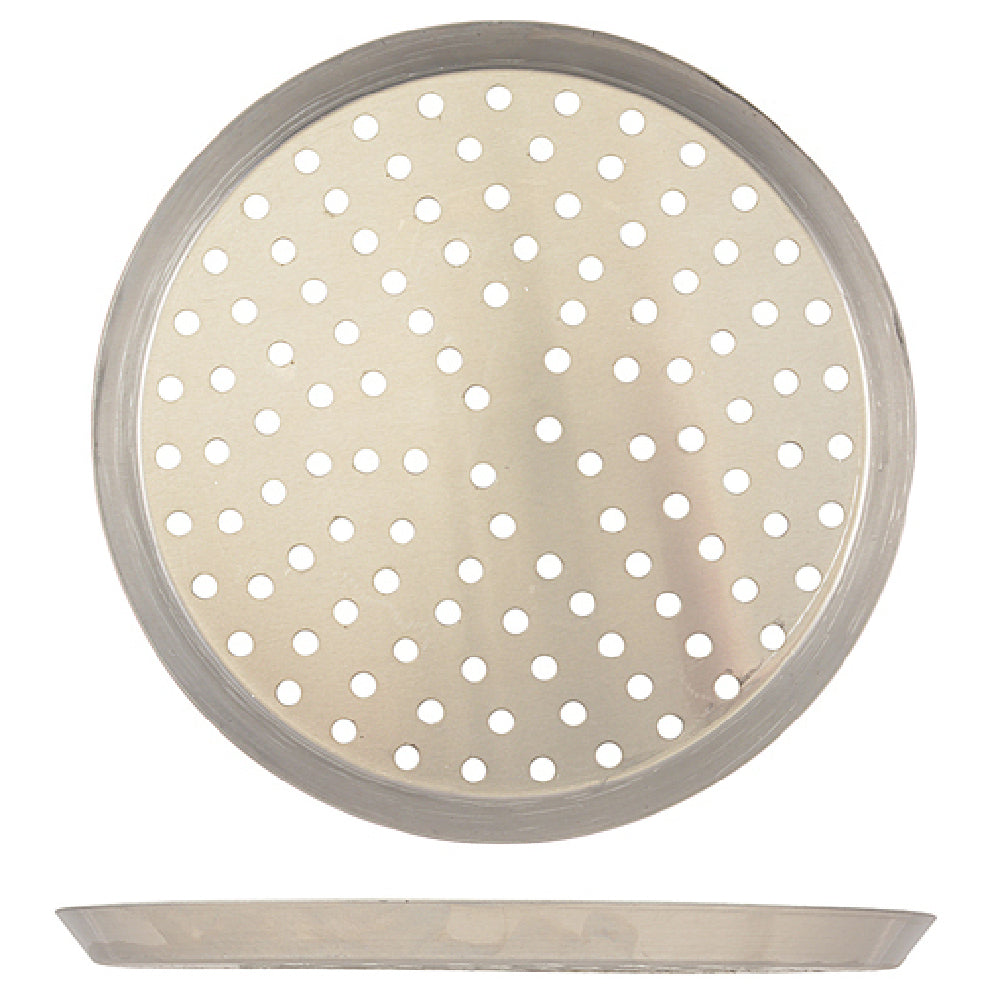 Franklin Machine Products 137-1599 Heavy-Duty Perforated Nesting Pan 12" OD 11/16" Deep
