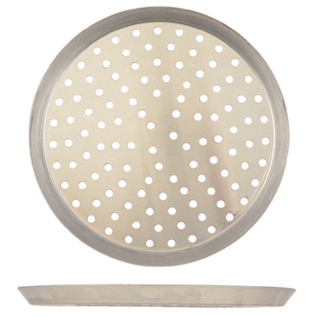 Franklin Machine Products 137-1599 Heavy-Duty Perforated Nesting Pan 12" OD 11/16" Deep
