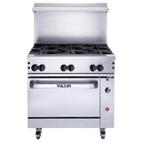 Vulcan 36S-6BP-QS-PLATINUM (Quick Ship) Endurance™ Restaurant Range LP Gas 36"