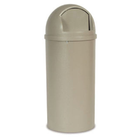 Rubbermaid FG816088BEIG - Marshal® Classic Container, 15 Gallon, 15-3/8" Dia. X 36-1/2"H