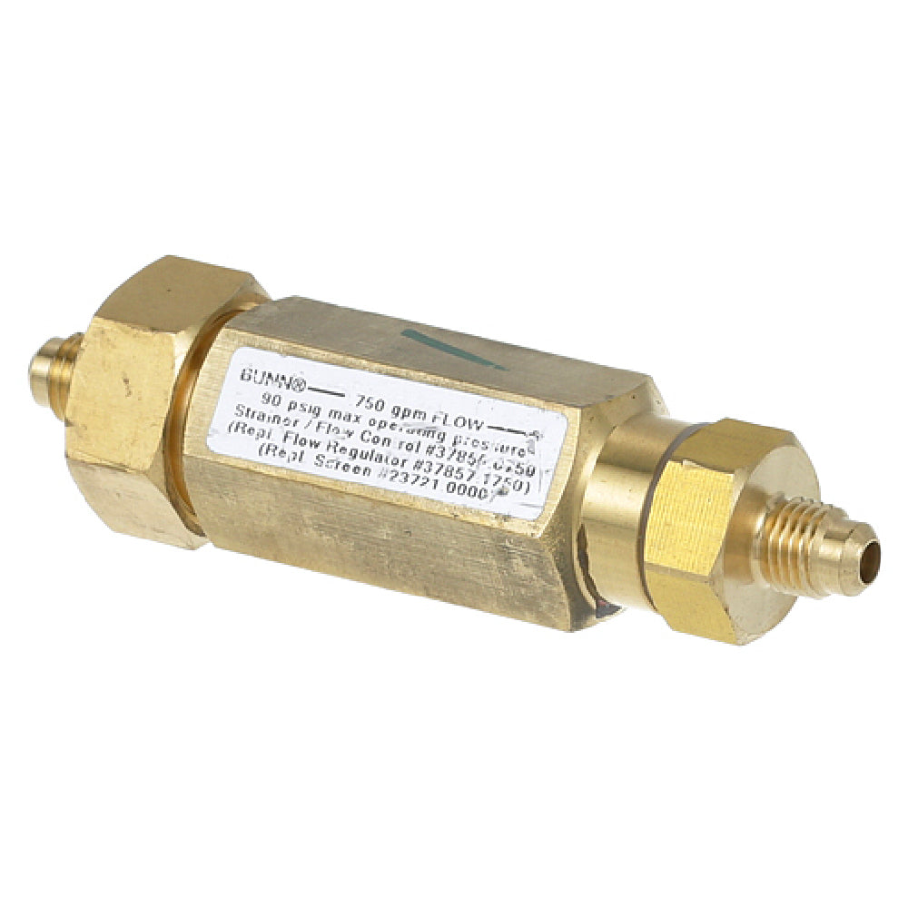 Bunn 22300.075 Strainer/flow Control 1/4 Flare X 4 1/4