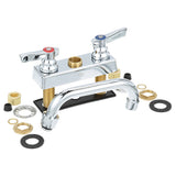 Component Hardware Group TLL11-4006SE1 Dck Mnt Faucet 4c 6sp Chg Ceramic Valves