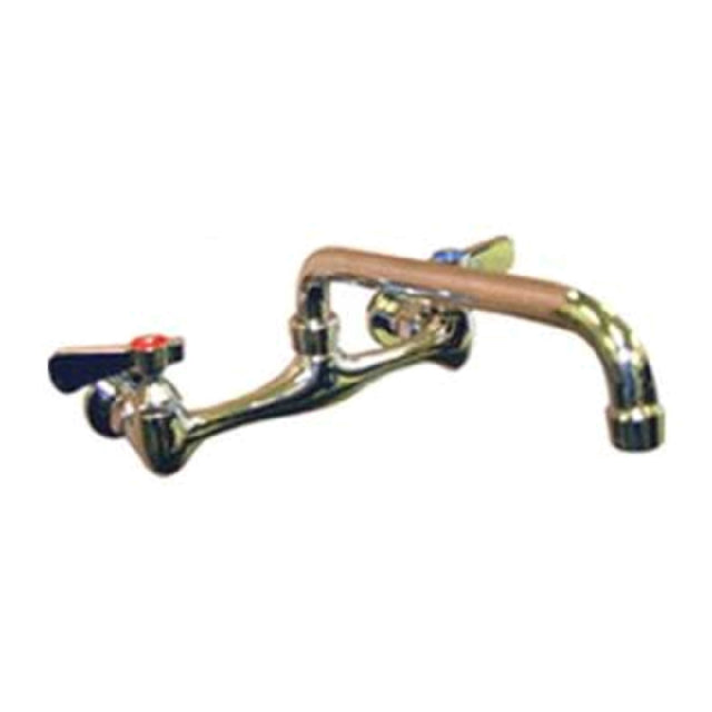 GSW USA AA-714G Commercial Duty Faucet 8" Wall Mount 14" Swivel Spout