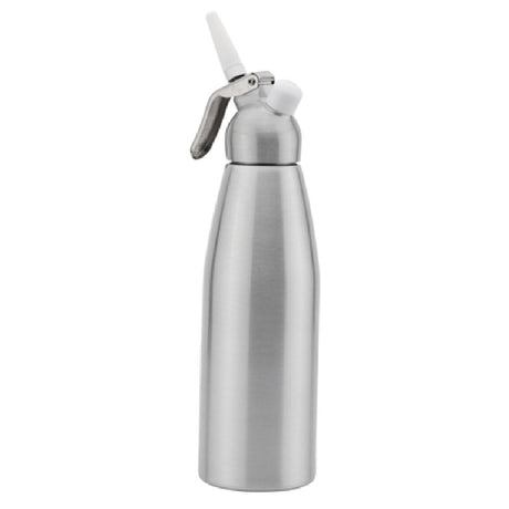 Browne Foodservice 574407 Whipped Cream Dispenser 0.5 Qt. (1 Pint) 3-1/2" Dia. X 12-3/5"H