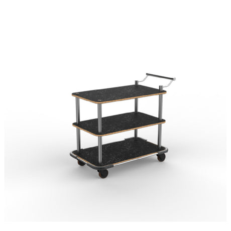 Steelite MGCRNX12MSXX Service Cart 42-1/2"L X 24"W X 36-1/2"H Mixed Materials