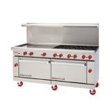 American Range ARGF-36G-6B-CC_NAT - Green Flame Range, Gas, 72"