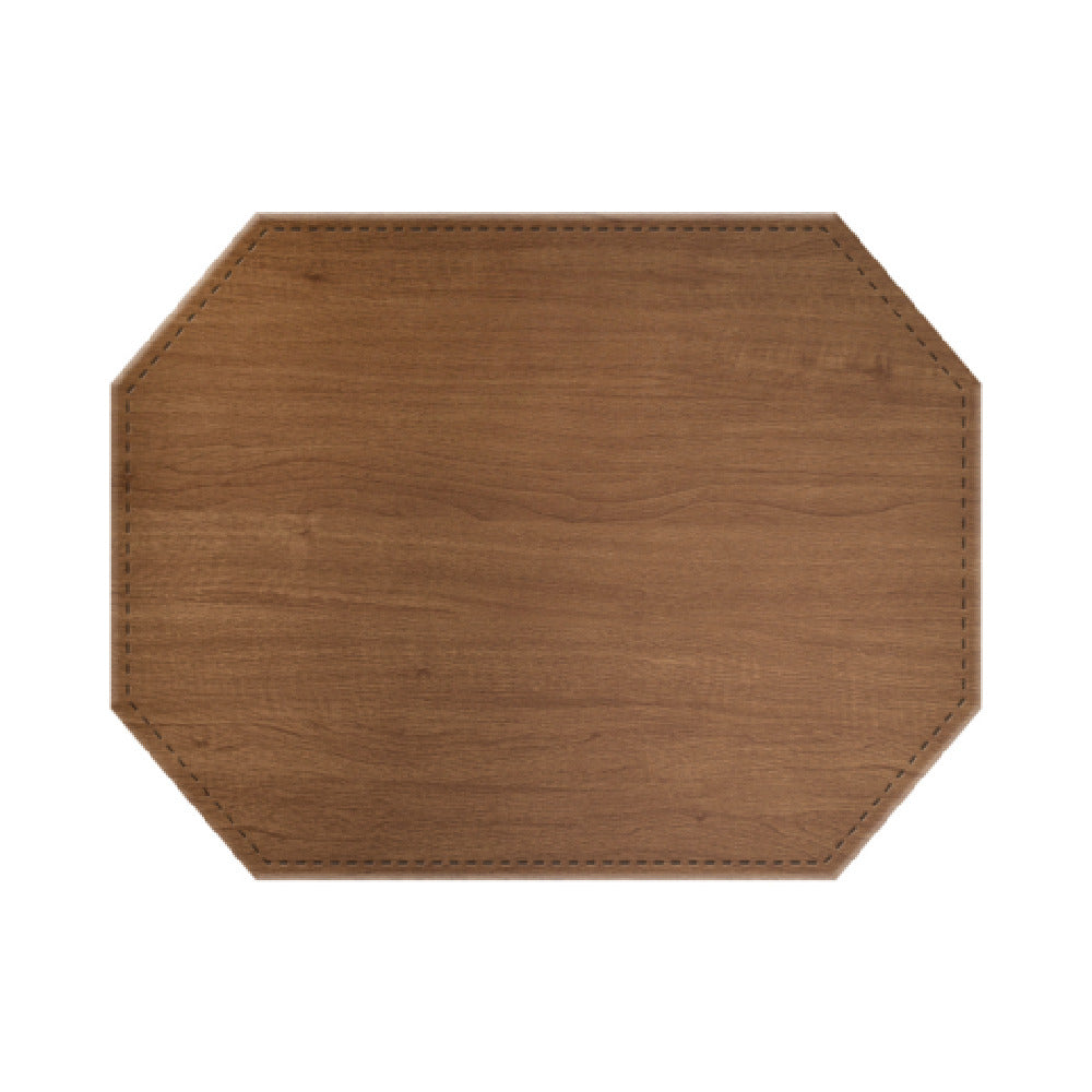 Risch TABLEMATOCT-SHERWOOD 17X13 Sherwood Faux-wood Table Mat (specify Color) 17" X 13"