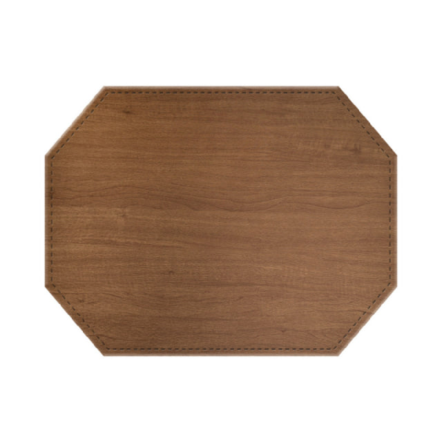Risch TABLEMATOCT-SHERWOOD 17X11 Sherwood Faux-wood Table Mat (specify Color) 17" X 11"