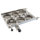 Franklin Machine Products 183-1408 Egg Rack And Cover (6) 4" ID Egg Rings Stainless Steel