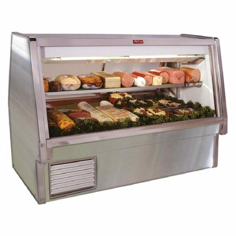 Howard-McCray SC-CDS34E-10-S-LED Deli Meat & Cheese Service Case Double Duty Endless Design 124-1/2"W