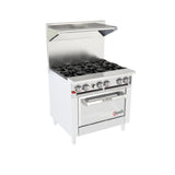 Venancio USA G36ST-36B_NAT - Genesis Series Restaurant Range, Gas, 36"W