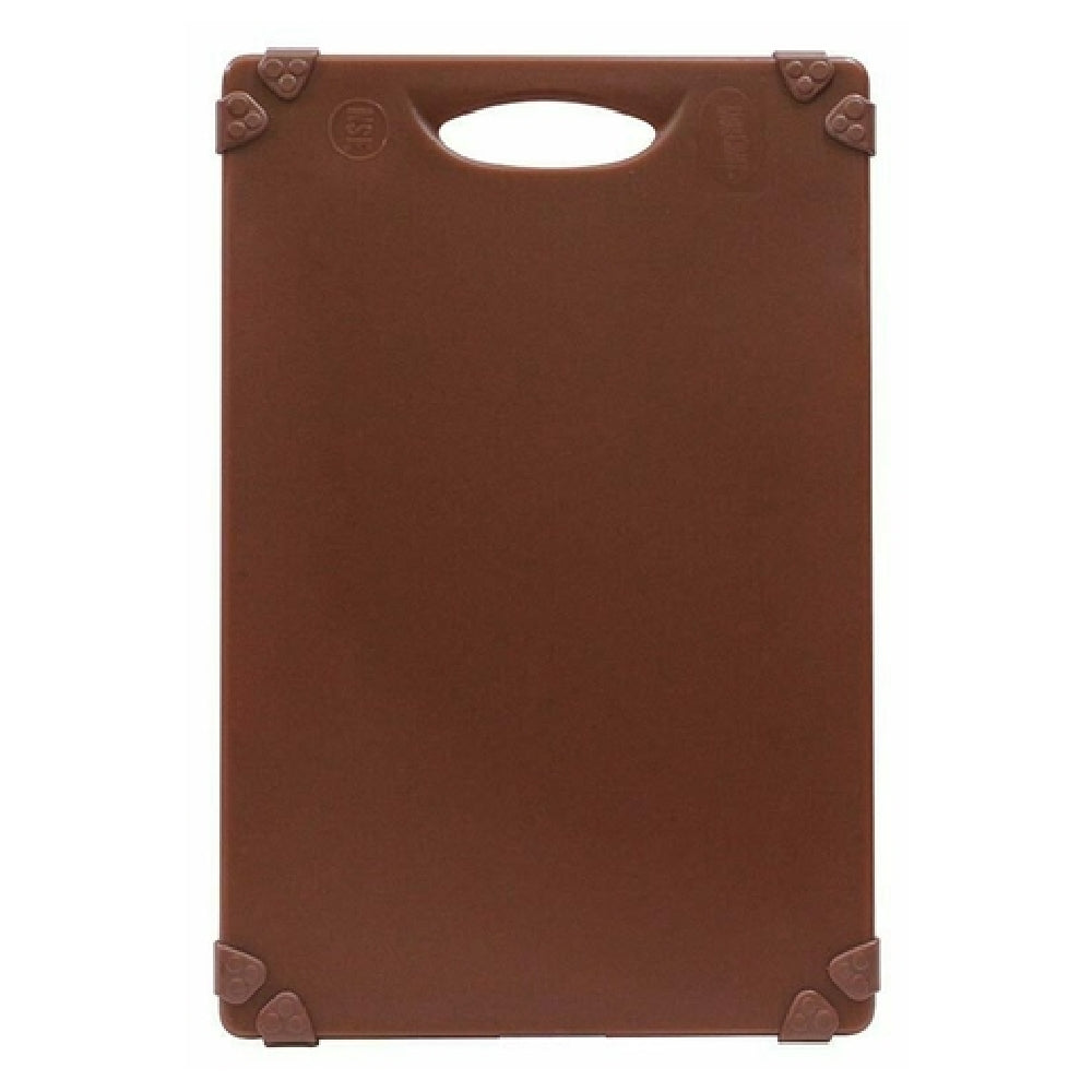 Tablecraft CBG1824ABR Cash & Carry Grippy Cutting Board 18" X 24" 1/2" Thick