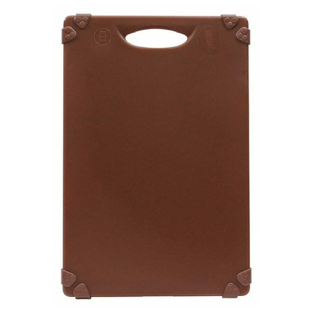 Tablecraft CBG1824ABR Cash & Carry Grippy Cutting Board 18" X 24" 1/2" Thick