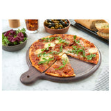 Bauscher Hepp TRW3132 - Rustic Wood Collection Platter, 15" X 12-1/2" X 1/2"H, Round