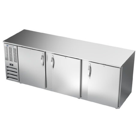 Beverage Air BB94HC-F-S - Refrigerated Food Rated Back Bar Storage Cabinet, Three-section