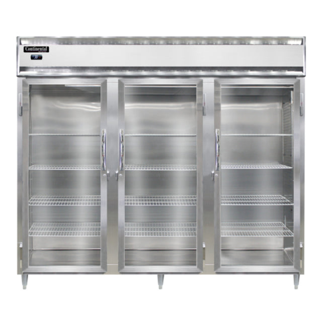 Continental Refrigerator D3RENSAPT-GD-SD Designer Line Wide Refrigerator 75 Cu. Ft. Capacity
