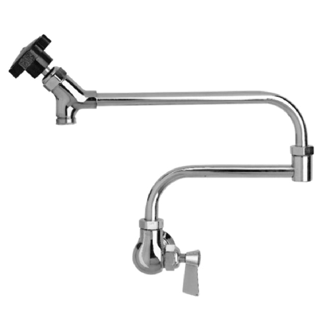 Fisher 4730 Pot Filler Faucet Splash-mounted Single Valve Double-joint Spout