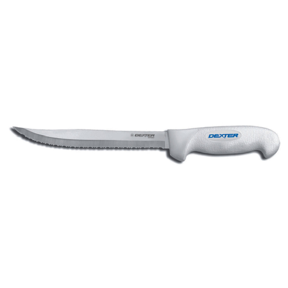 Dexter Russell 24293 SofGrip™ (SG142-8TE-PCP) Tiger-Edge Slicer 8" Serrated Edge