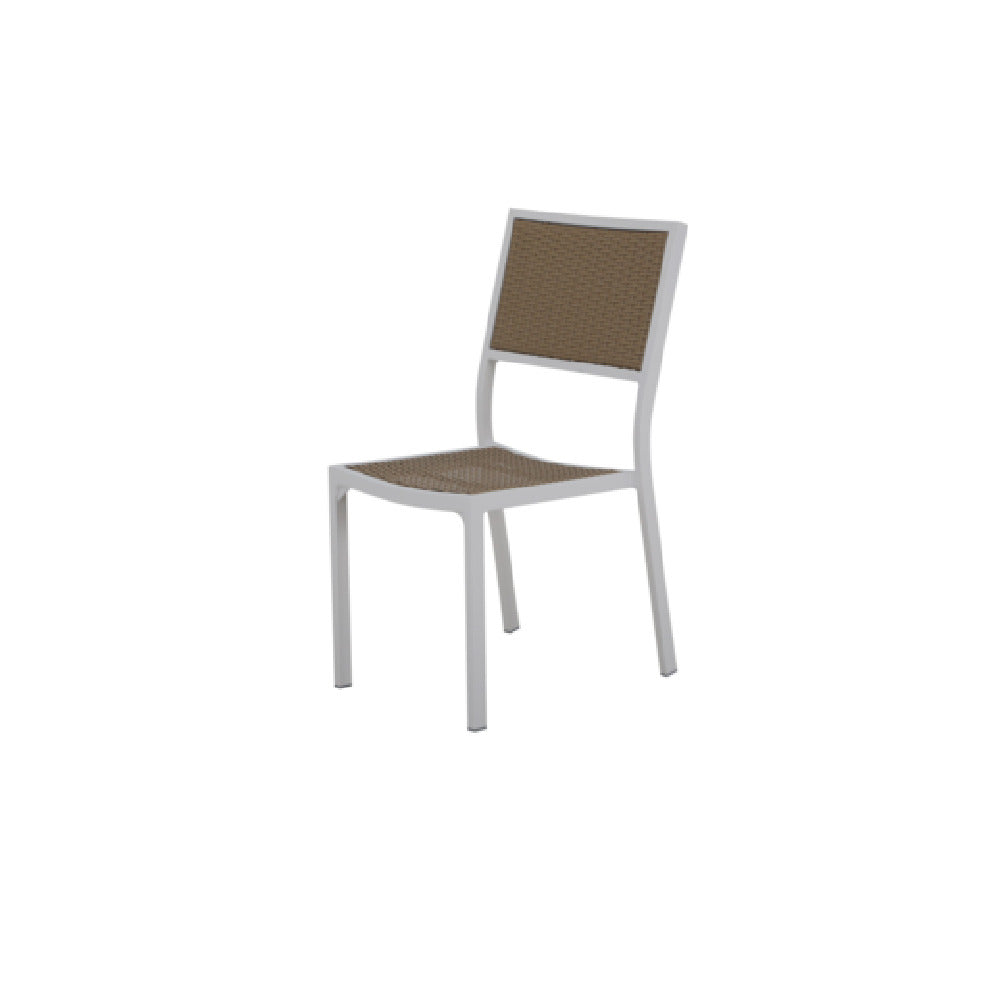 Plantation Prestige Commercial Furniture 8760700-0452 Durango Side Chair Stackable Armless