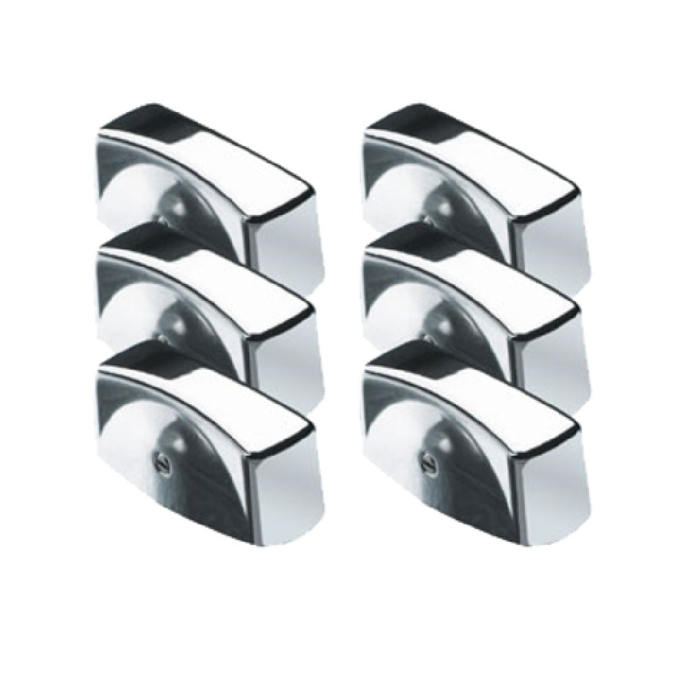 Krowne 25-200 Krowne Oven Knob- Chrome 6 Pc