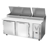 Victory VPP72HC - Pizza Prep Table, Powered By V-Core™, Two-section