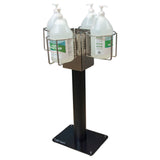 BK Resources BK-SSPC-4G10 Hand Sanitizer Stand With (4) One Gallon Jug Holders