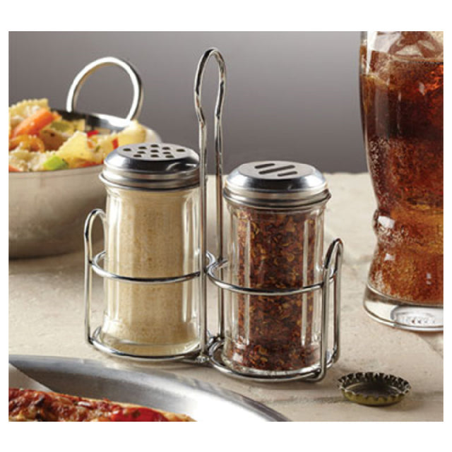 American Metalcraft MGLCS Mini Glass Shaker Set Includes: (2) Glass Shaker Jars