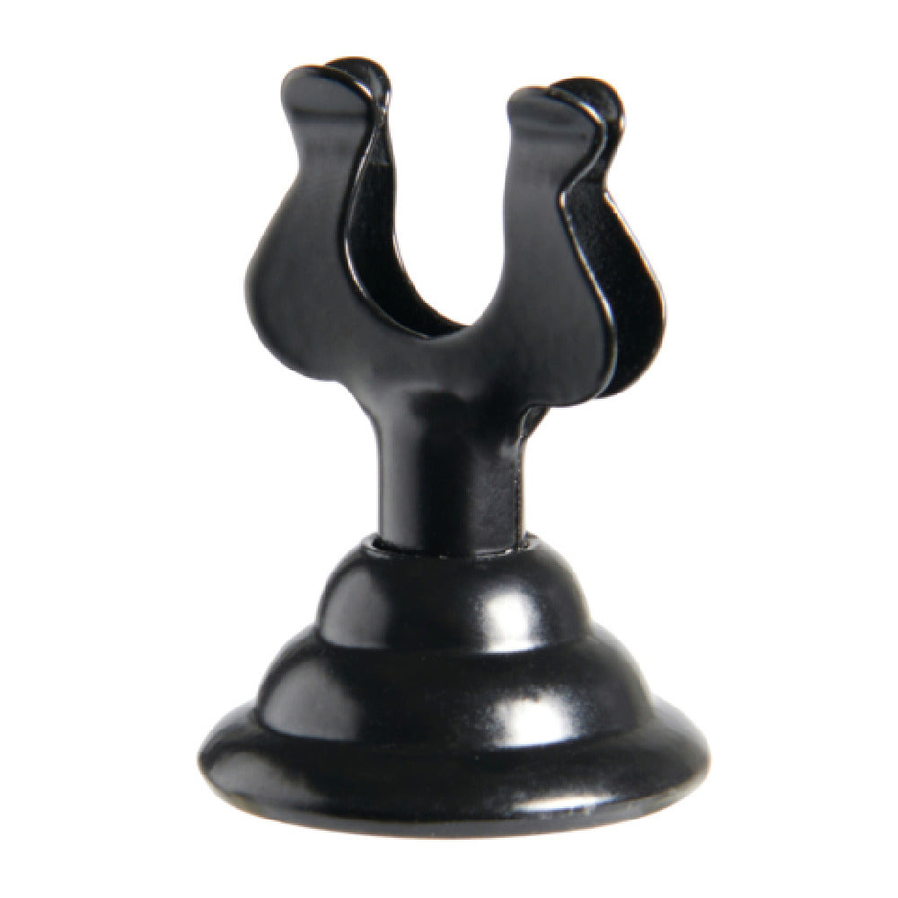 Hubert 52906 - HUBERT® Matte Black Stainless Steel Harp Style Sign Holder, 1 1/2"H