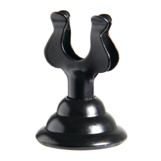 Hubert 52906 - HUBERT® Matte Black Stainless Steel Harp Style Sign Holder, 1 1/2"H