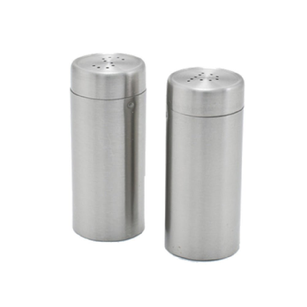 FOH TSP012BSS22 Serving Accessories Salt And Pepper Set 2-1/2 Oz. 1" Dia. X 3"
