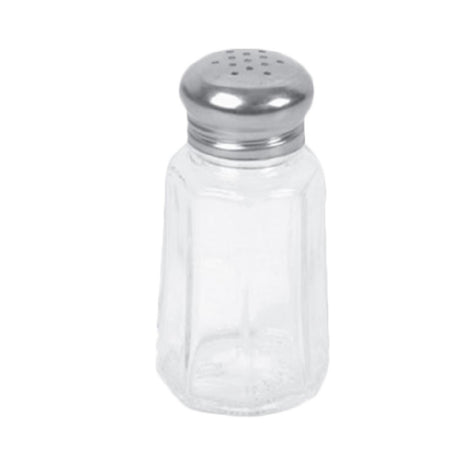 Thunder Group GLTWPS002 Salt/Pepper Shaker 1 Oz. Capacity Paneled Glass Base