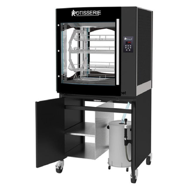 Rotisol SCP8.560 Star-Clean Panoramic Batch Rotisserie Oven With Cleaning System