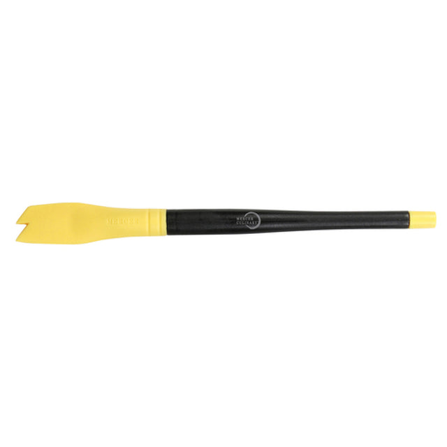 Mercer Culinary M35603 Silicone Plating Brush Saw Tooth 7-5/8 Overall Length. 3/4"W Brush Head