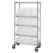 Quantum MWRS-5-92060_GRAY - Bin Systems Unit, Mobile, 36"W X 18"D X 69"H
