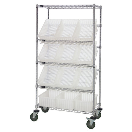 Quantum MWRS-5-92060_GRAY - Bin Systems Unit, Mobile, 36"W X 18"D X 69"H
