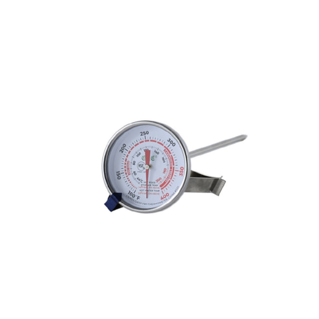 CAC China FPMT-DF12 Equil Thermo® Deep Fry/Candy Thermometer 2" Dial 5" Probe Length