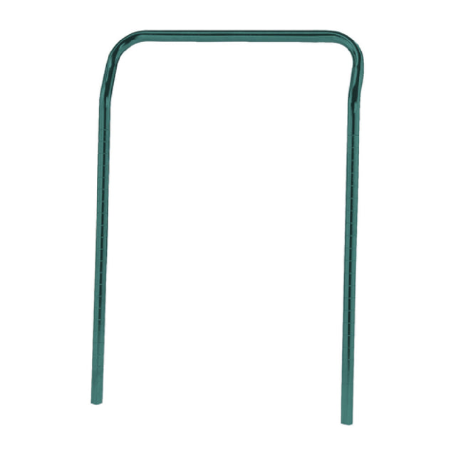 Quantum UH21P U-Handle 21"W X 31-1/2"H Green Epoxy Antimicrobial Finish