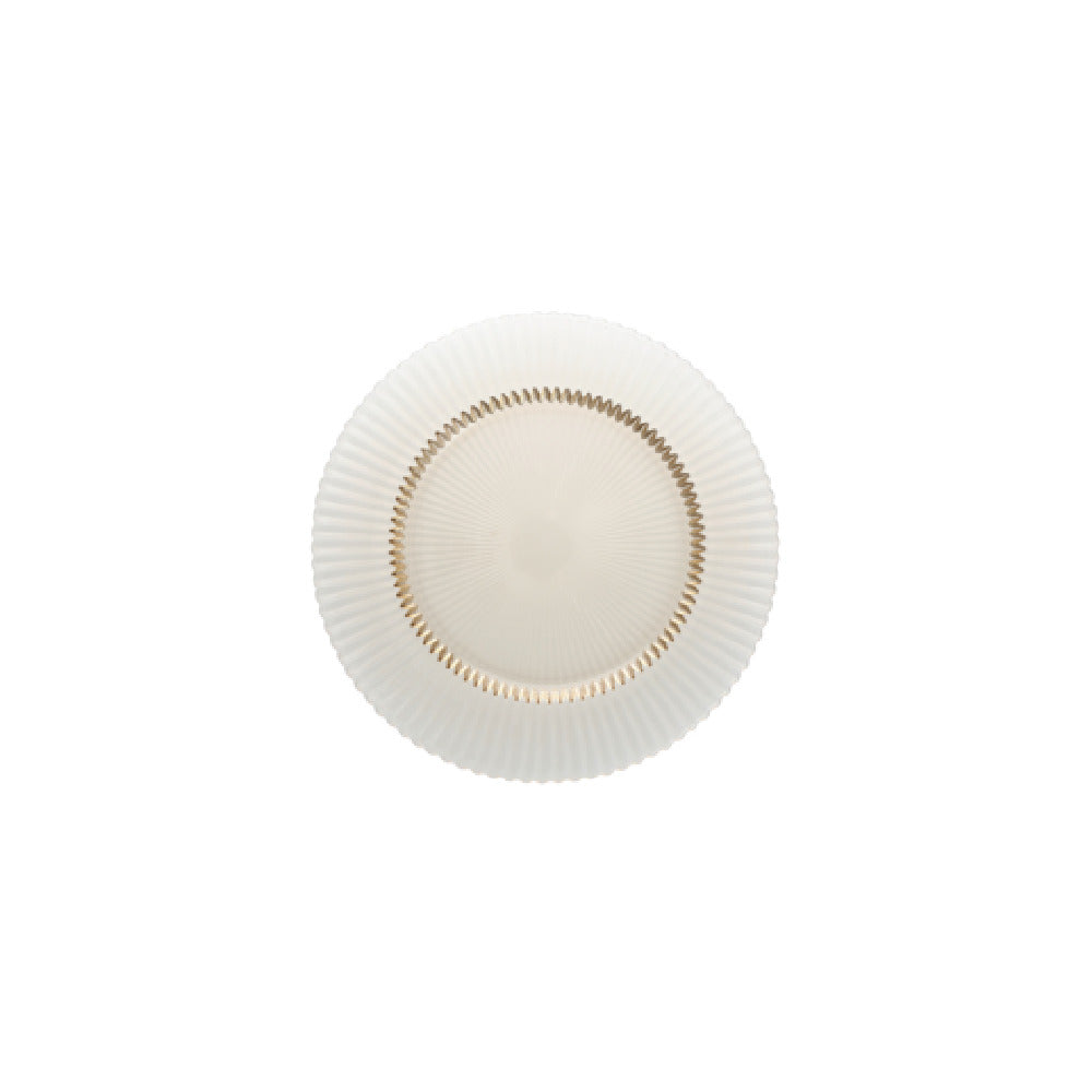 Fortessa ARCHIE.GG.06 Archie Ginger Gold Salad/Dessert Plate Glass 8.5" Dia. Dishwasher Safe (4 Each Per Case)