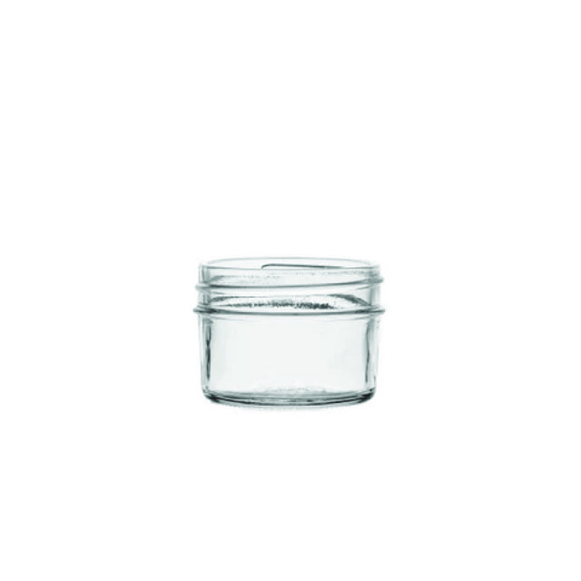 Hospitality Brands HG1067-012 - Hospitality Brands - Mini Widemouth Jar, 4 Oz., Premium Glass (12 Each Per Case)