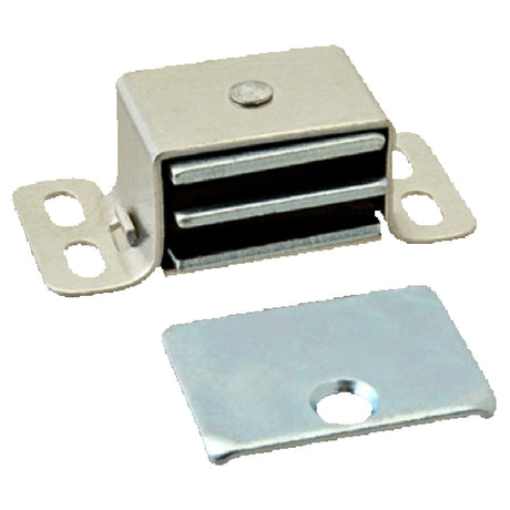 Franklin Machine Products 134-1076 Magnetic Cabinet Catches 20 Lb. Pull Zinc Plated Steel