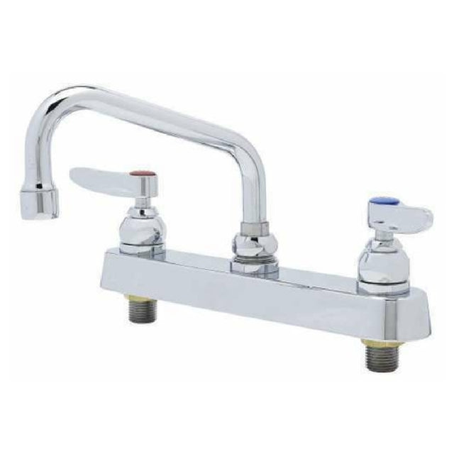 T&S Brass B-1120-QT-WS Workboard Faucet Deck Mount 8" Centers