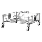 Rubbermaid 1956191 - Slim Jim® Dolly, Double, 20"L X 20-3/5"W X 9"H