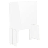 Bon Chef 90177-5 - Tabletop Health Safety Shield, 23-3/4"W X 12"D X 32"H, With 12"W X 8"H Transaction Window