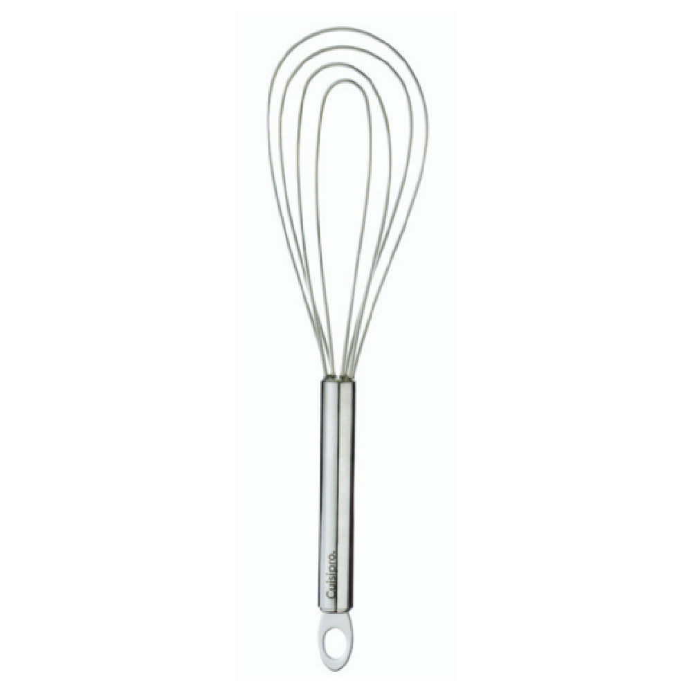 Browne Foodservice 74697011 CUISIPRO Flat Whisk Stainless Steel 10" With Non-stick Frosted Coating