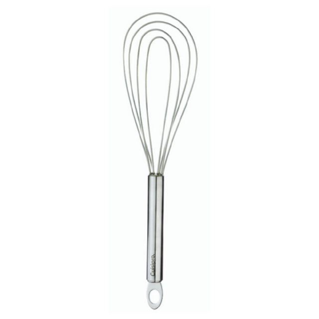 Browne Foodservice 74697011 CUISIPRO Flat Whisk Stainless Steel 10" With Non-stick Frosted Coating