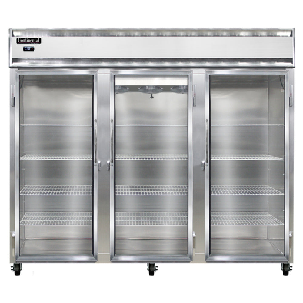Continental Refrigerator 3RENGD Extra-Wide Refrigerator Reach-in 85-1/2"W
