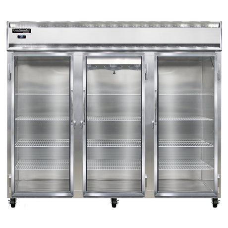 Continental Refrigerator 3RENGD Extra-Wide Refrigerator Reach-in 85-1/2"W